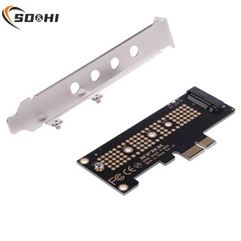 NVMe PCIe X4 X2 M. 2 NGFF SSD Į PCIe X1 Konverteris Card Adapter PCIe X1 M. 2 Su Varžtais