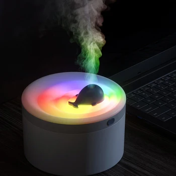 1.5 L Nešiojamų Oro Drėkintuvas USB Vandens Difuzorius Naktį Šviesos Belaidžio Aromaterapija Mašina, Didelis Rūko Migloje Maker Drėkintuvas