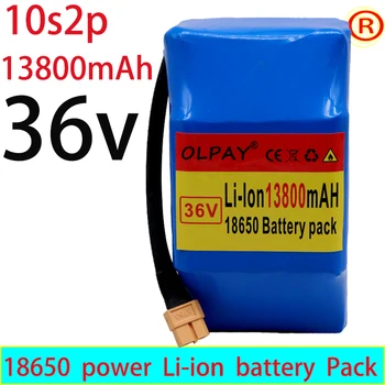 100% Originalus 10s2p 36V Li Ion Akku 13800 MAH 13,8 Ah Einzigen Zyklus Spannung Užveskite Valdybos Batterie
