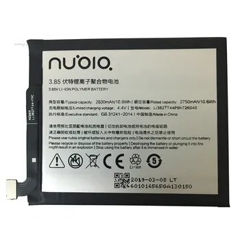 100% Originalus Naujas 3.85 V 2830mAh Li3827T44P6h726040 Už ZTE Nubija Z11 Mini NX529J Baterija