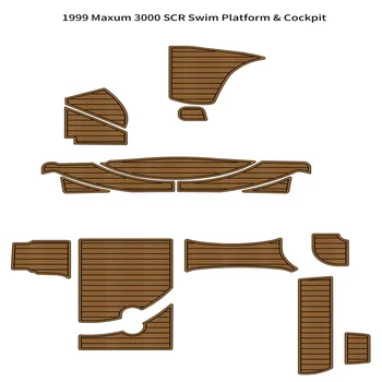 1999 Maxum 3000 SCR Plaukti Platforma Kabinos Padas Valtis EVA Dirbtiniais Putų Tiko Denio Grindų
