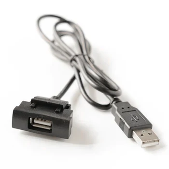 1pc Naujas Automobilinis USB Sąsajos Adapteris Garso 4Pin Jungtis, CD Keitiklis #RCD510 RCD315 Už Golfo Skoda 2003-2008 m.