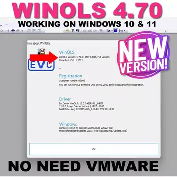 2022 Winols 4.7 Paskutinė Versija. Darbo Windows 10, 11 Gimtoji Versija Tiesiogiai įdiegti nereikia 