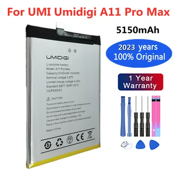 2023 Metų Nauji UMI Originalios Baterijos UMI Umidigi A11 Pro Max 5150mAh Aukštos Kokybės Baterija Bateria Sandėlyje Greitas Pristatymas