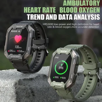 2023 už V30 V20 V10 V11 S97 Pro S86 S59 Smart Watch Vyrų Anglies Black Ultra Armijos Lauko Širdies ritmas, Kraujo Deguonies Smartwatch Naujas