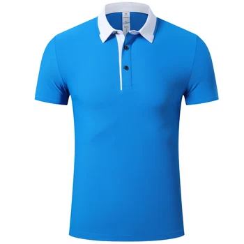 2023 Vyrų Quick Dry Kvėpuojantis Marškinėliai Golfo Mokymo Fitneso trumpomis Rankovėmis Polo T shirts Teniso Badmintono Vyrų Atsitiktinis Verslo Tee