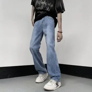 2023 Y2k Jeans Mens Streetwear Mados Baggy Jeans Vyras Hip-Hop Kryžiaus Džinsinio Audinio Kelnės Vyrams Jaunimo Kelnės Cargo Kelnės Pankų Drabužių