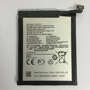 3.85 V Nauji Aukštos Kokybės TLp024CC 2400mAh Baterija Alcatel atsarginė baterija