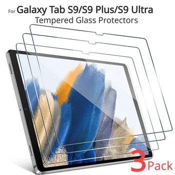 3 Paketas, Grūdintas Stiklas Apsaugos Samsung Galaxy Tab S9 Plus Ultra Screen Protector for Galaxy Tab S8 Plus Ultra Ekrano Filmus