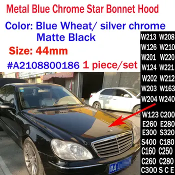 3D Metalo Mėlyna Chrome 