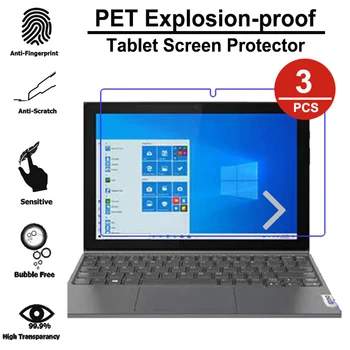 3PCS Tablet Ekrano apsaugos Lenovo D10 IdeaPad Duet3 Duetas 3 10.3 colių Sprogimų HD Aišku, PET Apsauginės Plėvelės Ne Stiklo