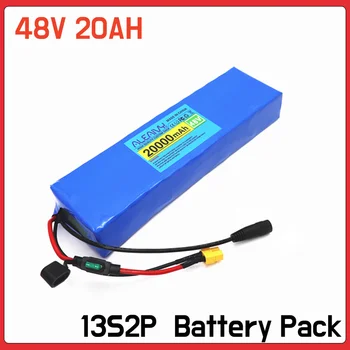 48V 20Ah Įkrovimo Dviratį Baterija w/18650 Li-ion Elementai, XT60 Plug & Įkroviklio Rinkinys - Bafang1000w Suderinama