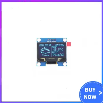 4PIN 1.3 OLED modulis, balta/mėlyna spalva 128X64 1.3 colių OLED LCD LED Ekrano Modulis 1.3