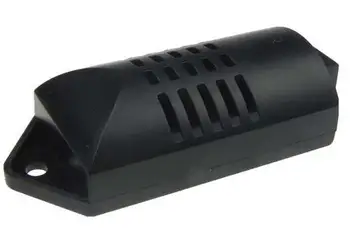 60*27*16mm juodo plastiko temperatūros jutiklis atveju drėgmės jutiklis talpyklos plastikinę dėžutę