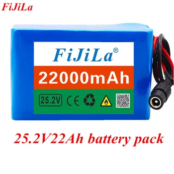 6s4p 24V 22Ah 18650Batterie Ličio-Batterie25,2 v22000mAhElektrischeFahrrad Mopedas/Elektrische/Li ion batterie Pack mit pack BMS