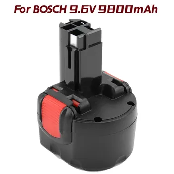 9.6 V 9.8 Ah NI-MH Remplacement pilti Už Bosch BAT048 BAT100 BAT119 2607335272 2607335461 GSR PKR 9.6 VE-2 PSR960 23609