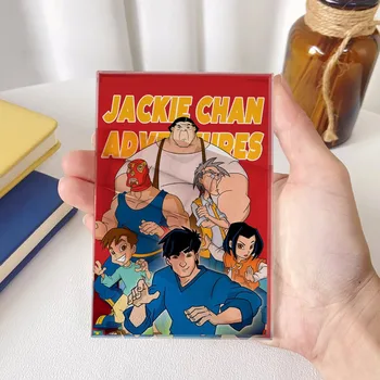 Anime Jackie Chan Adventures 12cm Cosplay Akrilo Pav Skaidrus Stalo Paveikslas 4833 Vaikams Žaislų Kolekcija