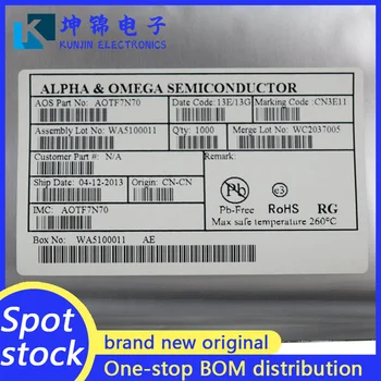 AOTF7N70 originalus PPP paketas-220 MOSFET: N-Kanalo BOM IC su lape