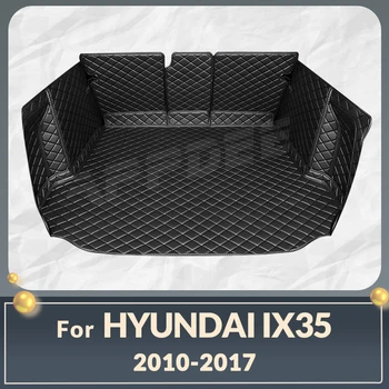 Auto Visu bagažo skyriaus Kilimėlis Hyundai ix35 2010-2017 16 15 14 13 12 11 Car Boot Padengti Trinkelėmis Vidaus reikalų Raštas Priedai
