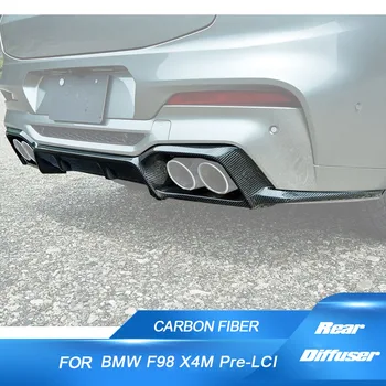 Automobilio Galinio Buferio Difuzorius Skaldymo BMW F98 X4M Pre-IGS 2022 Galinio Difuzoriaus, Galinio Buferio Nekilnojamojo Anglies Pluošto Kėbulo Rinkiniai