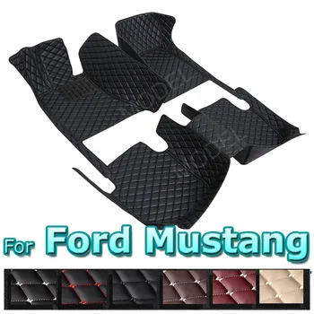 Automobilio grindų kilimėliai Ford Mustang 2011 2012 2013 2014 Custom auto pėdų Pagalvėlės automobilių kilimų dangtis