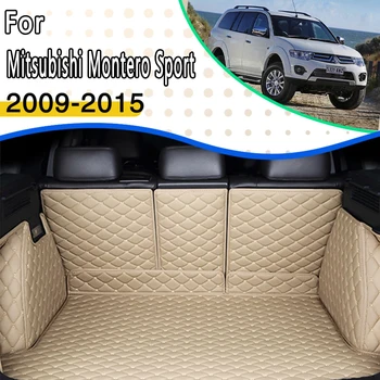 Automobilių Galinis Kamieno Kilimėliai Mitsubishi Pajero Montero Sport KG KH PB 2009 m.~2015 5seat Kamieno Saugojimo Trinkelėmis Maletero Coche Car Accessories