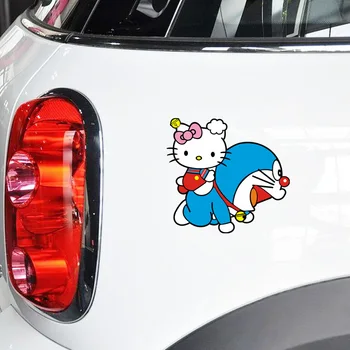 Automobilių Lipdukai DoraemonドラえもんCartoon Mielas Mielas Juokingas Kūrybos Lipdukai Magistralinių Prekinis, Galinis Stiklo Auto Tuning Optikos D20