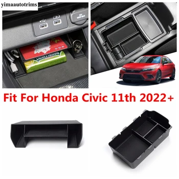 Automobilių Porankiu talpinimo Centro Kontrolės Munti-funkcinės Kišenės Dėžutę Auto Tinka Honda Civic 11 2022 Automobilio Interjero Priedai