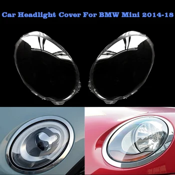Automobilių Žibintų Padengti BMW Mini 2014 2015 2016 2017 2018 Priekinis Lęšis Skaidrus, lempų Gaubtai Shell Pakeisti Originalaus Stiklo