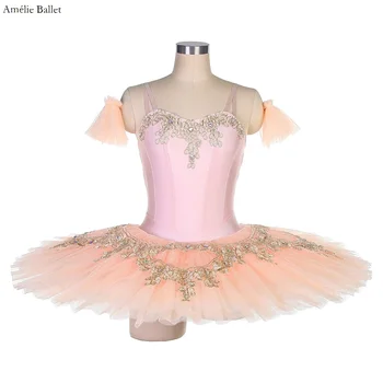 BLL126 Šviesiai Rožinė Pre-Profesionalių Baleto Šokių Tutu Etapo Rezultatus Kostiumas Mergaičių ir Moterų Ballerina Šokių Tutu Suknelė