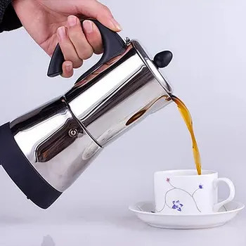 Buitinių Kavos Puodą Elektra Moka Puodą Espreso Kavos Aparatas Nešiojamų Nerūdijančio Plieno Kavos Aparatas