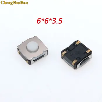 ChengHaoRan 10VNT 20PCS 6*6*3.5 Micro SwitchTactile Mygtukas Jungiklis Automobilio Nuotolinio rakto mygtuką Mikro jungiklis