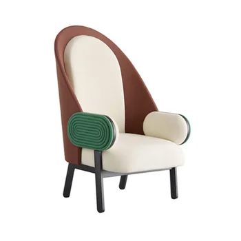 Custom dizaineris naujas vienos sofos, kėdės, modernaus paprasta aukštas atgal kėdė, hotel villa kambarį modelis kambarys laisvalaikio kėdė