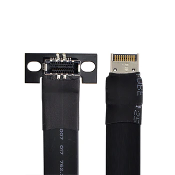CY USB 3.1 Priekinis Skydelis Antraštė Vyrų ir Moterų Tipą-E Plokštė Pratęsimo Duomenų Kabelis 50cm