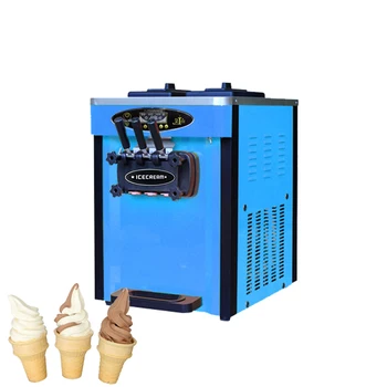 Darbalaukio Sanwei Minkštų Ledų Mašina Didelės Talpos Sweetcone Sundae Mašina