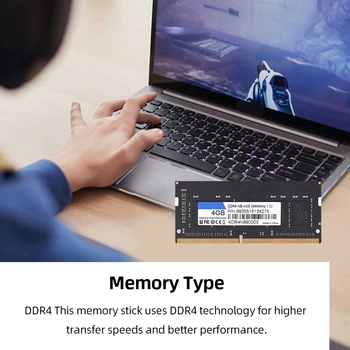 DDR4, KAD DIMM RAM 2400MHz 2666MHz 3200MHz atmintis (RAM Atmintis 32 GB, 16 GB 8 GB 4 GB Laptop Notebook