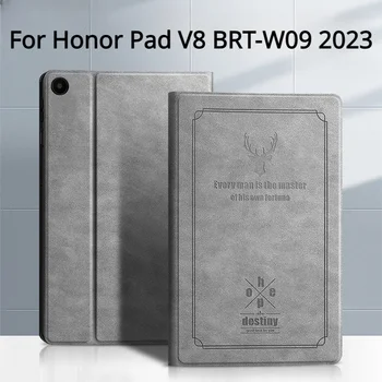 Derliaus Elnių Galvos Smart Stovėti Atveju Huawei Honor Trinkelėmis V8 2023 Tablet Apsaugine danga Atveju Už Garbę Trinkelėmis V8 BRT-W09