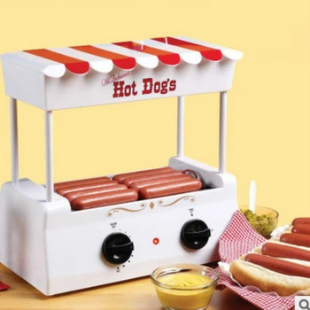 Dešra Mašina Daugiafunkcį Amerikos hot dog kebabas mašina teppanyaki grilis grilis kepsnys 