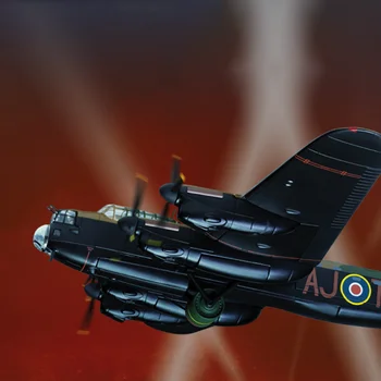 Diecast 1:72 Masto Bombonešio Lancaster Modeliavimas Lydinio Baigė Orlaivio Serijos Modelio Surinkimo Dovana Žaislai