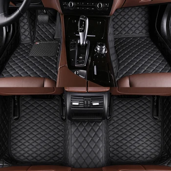 Dirbtinė Oda Custom Automobilių Kilimėliai Volkswagen Vw Sharan 6 Sėdynės 2014-2018 M. Metų Interjero Detalės Automobilis Priedai Kilimas