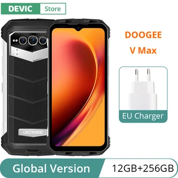 DOOGEE V Max 5G Pasaulio Versija Išmanųjį telefoną Dimensity 1080 Octa Core 22000mAh Masinis Baterija 120Hz Ekranas 108MP Triple Fotoaparatas