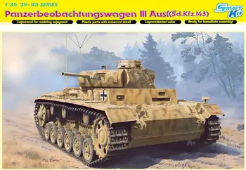 DRAGON 1/35 6792 1/35 Pz. Beob. Wg. III Ausf.( Sd).Kfz. 143)