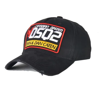 DSQICOND2 Bžūp Naujos Beisbolo Kepurės, DSQ2 Raidžių Prekės Aukštos Kokybės Bžūp Vyrai Moterys Klientų Dizainas DSQ Logo Skrybėlę Juodas Dangtelis Tėtis Skrybėlės