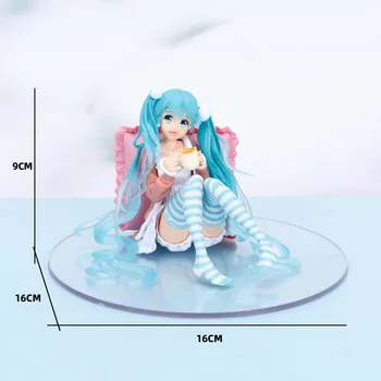 Duomenys Anime Miku Pav Kawaii Juokinga Dovana Duomenys Anime Modelis Suaugusiųjų ir Vaikų Žaislas Statulėlės Veiksmų Skaičius, Anime Modelis Žaislas Miku