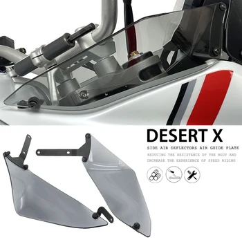 Dykuma X Priedai Vėjo Deflecto Oro Sklendės Oro Vadovo Plokštė, Ducati DesertX 2022 2023 Motociklo Pusės Priekinio, Galinio Stiklo Skydelis