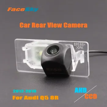 FaceSky Aukštos Kokybės Automobilių Stovėjimo aikštelė, vaizdo Kamera Audi Q5 8R 2012-2016 Galiniai Atvirkštinio Cam HAINAUT/CCD 1080P Brūkšnys Antrinėje rinkoje Priedai