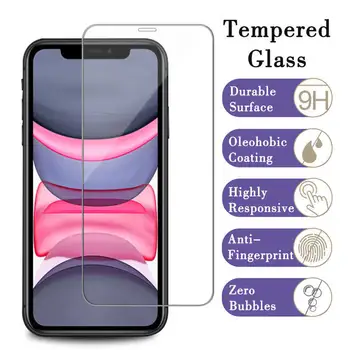 Grūdintas Stiklas iPhone 11 12 13 Pro XR X XS Max Screen Protector dėl 