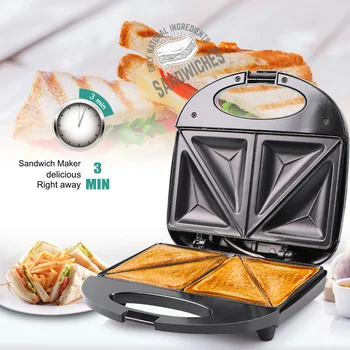 Haegerhousehold Automatinė Sandwich Mašina Šildymo Taurę Dvipusis Pusryčiai Mašina Daugiafunkcį Maisto Šviesos Duonos Formuotojas Naujas