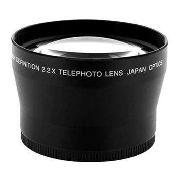 Hot-72Mm 2.2 X Telekonverteris Objektyvas Universalus SLR Fotoaparatas Telekonverteris Tinka Canon Nikon Sony Veidrodžio vaizdo Kameros Objektyvas