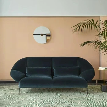 Italijos minimalistinio audinio sofos su interneto raudonos šviesos prabanga Paipai atsitiktinis sofa-lova, gyvenamasis kambarys, viešbutis kūrybos vieno asmens sofa